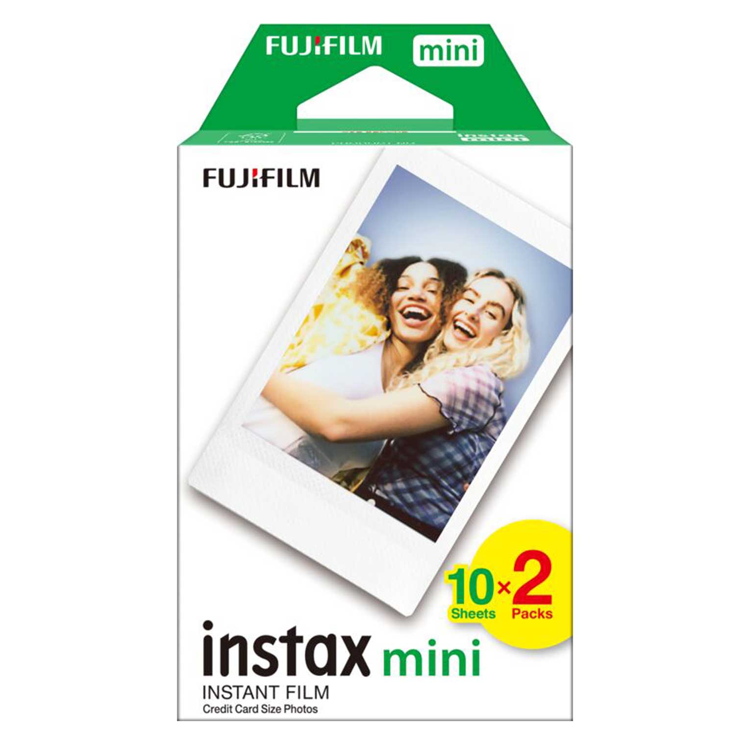 2 Fujifilm Black Instax mini película a ' 10 imágenes 